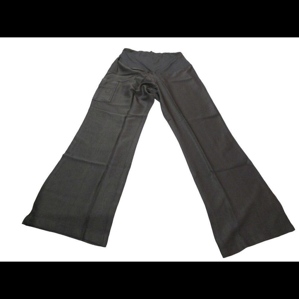 Wonder Wink Womens Maternity Uniform Black Scrub Pants Nurse Work Wear Size S